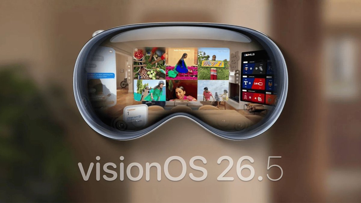 dailytechonx's tweet photo. Apple releases visionOS 26.5 beta 3 for Vision Pro, enhancing spatial app performance and introducing new developer tools. #Apple #visionOS #VisionPro #DeveloperBeta Link: https://t.co/GypvdjMw4a https://t.co/U7p0XbGOiC