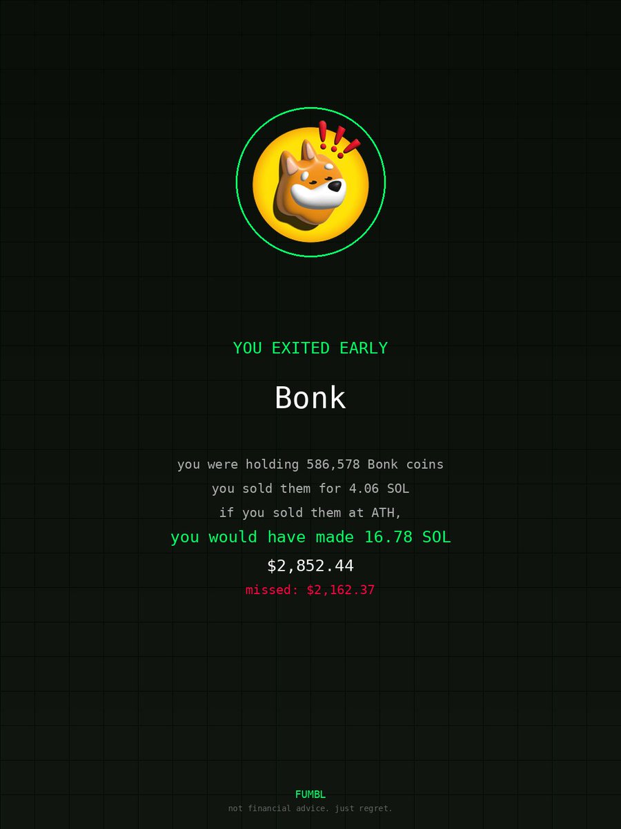 markcmeyer's tweet image. just checked fumbledbags.com bro actually coulda had a fat bag on $Bonk 

DezXAZ8z7PnrnRJjz3wXBoRgixCa6xjnB7YaB1pPB263
#zerion 
#dynamic