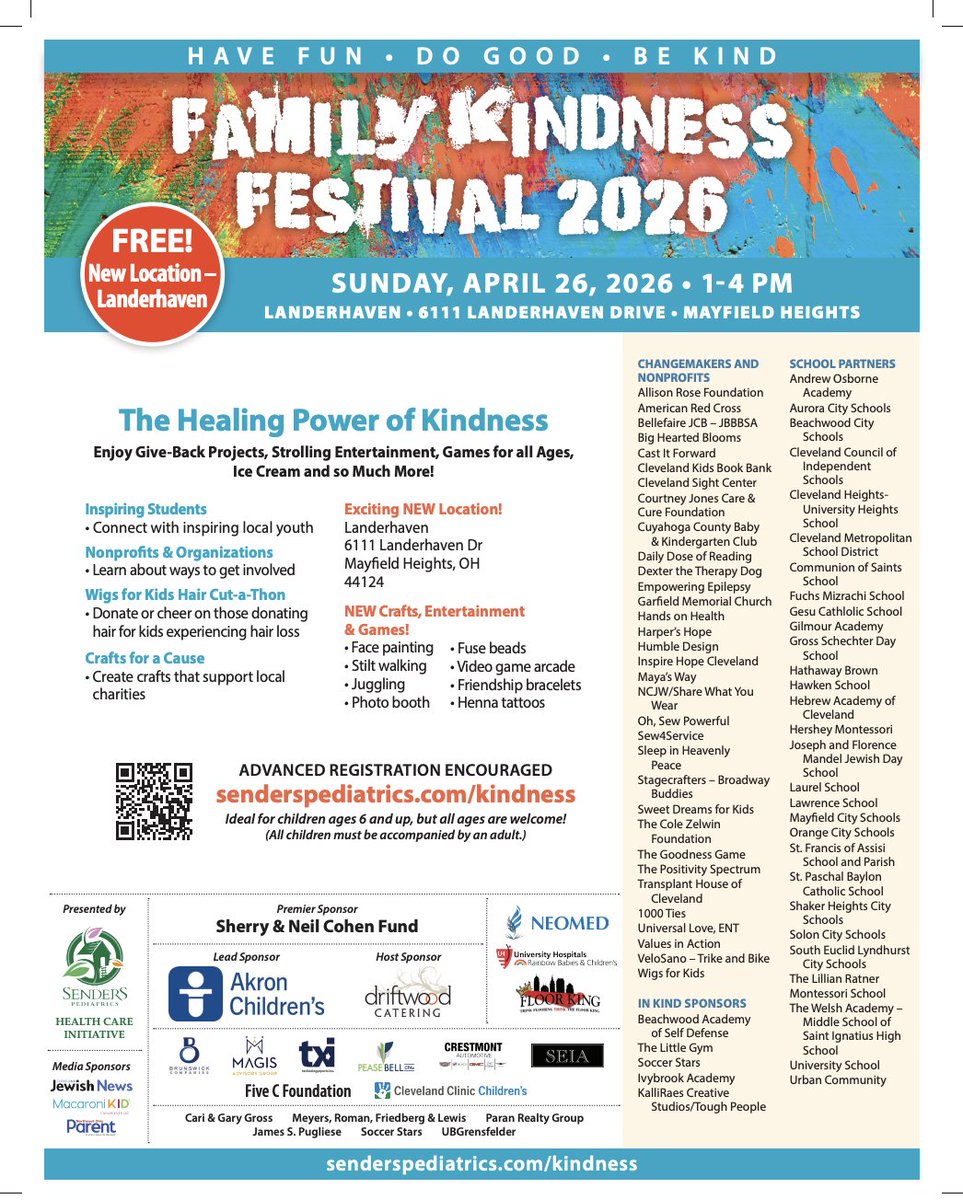 Free this weekend? Be sure to stop by the Kindness Festival at Landerhaven!