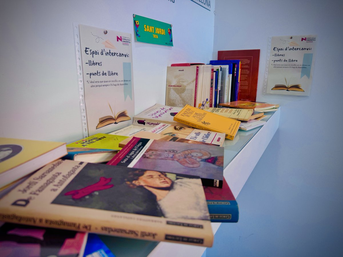 CNLBarcelona's tweet image. 🌹Celebrem Sant Jordi a #NouBarris! 

Demà t'esperem per intercanviar llibres, conèixer la llegenda de Sant Jordi, inspirar-te per fer punts de llibre i endur-te una guia de paradetes del districte. 📚

Un munt d’idees per viure un #SantJordi ben rodó 🐲📖✨