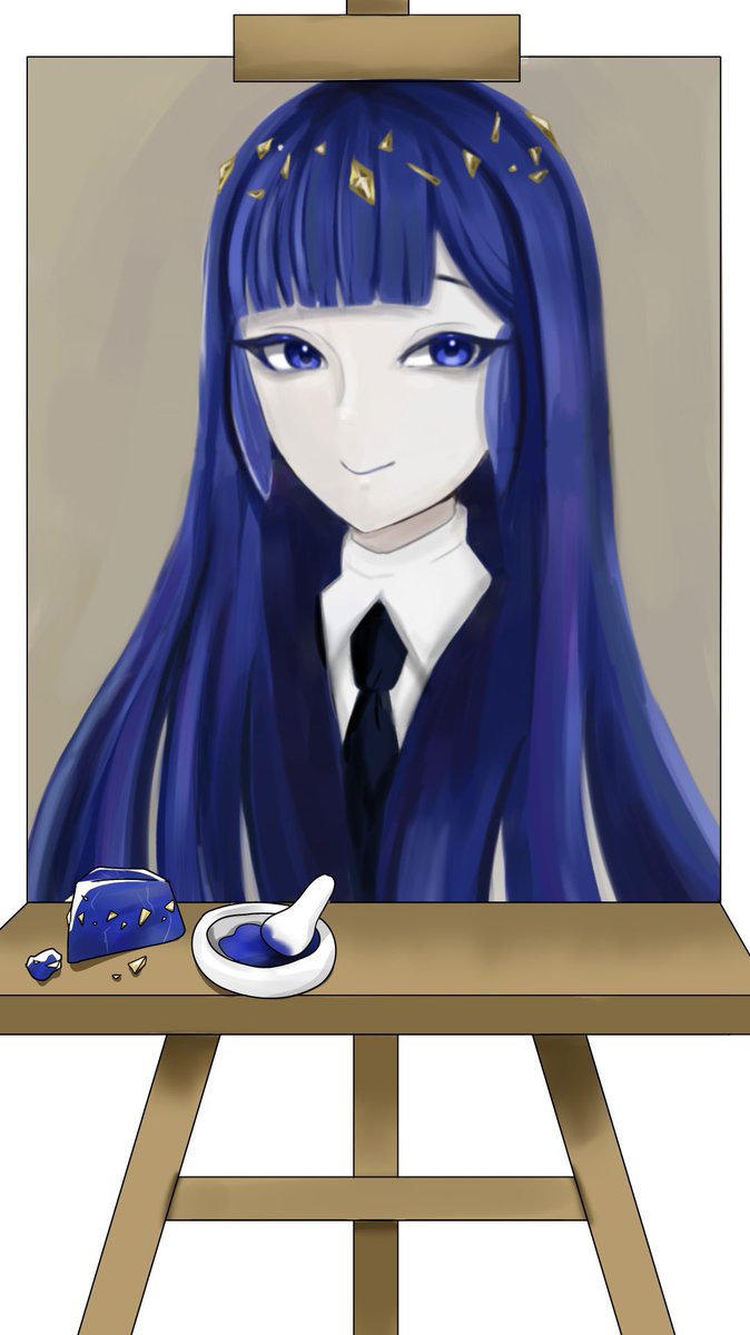 _tada_no_'s tweet photo. 石絵の具
#housekinokuni_fanart #宝石の国 https://t.co/gumSR2dysL
