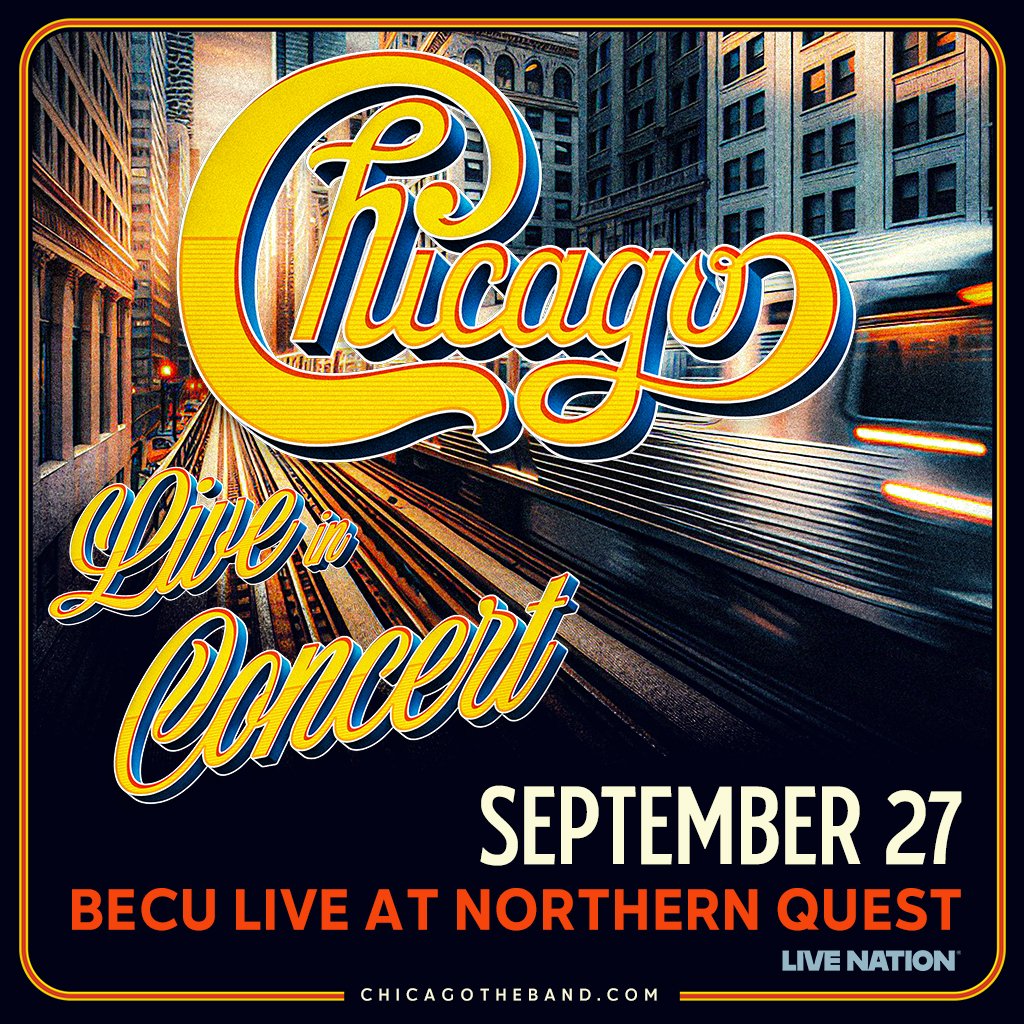 KISCFM's tweet image. 🤩 Win a Pair of FREE Tickets to see Chicago Live in Concert on September 27th! 🤩

⬇️ (Click the Link Below for your Chance to WIN) ⬇️
kiss981.iheart.com/promotions/chi…

#KISS981 #Chicago #WIN #iHeartRadioSpokane