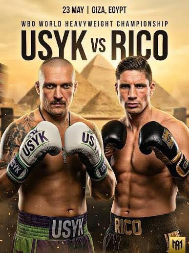 Chrisxy24's tweet image. Rico Verhoeven vs Oleksandr Usyk
📅 May 23, 2026
📍 Pyramids of Giza, Egypt
💥 This is HUGE because: It’s a kickboxing legend vs boxing world champion
Being called a historic crossover fight.
Lots of betting is going on on all betting sites. Who are you betting on?
#kickboxing