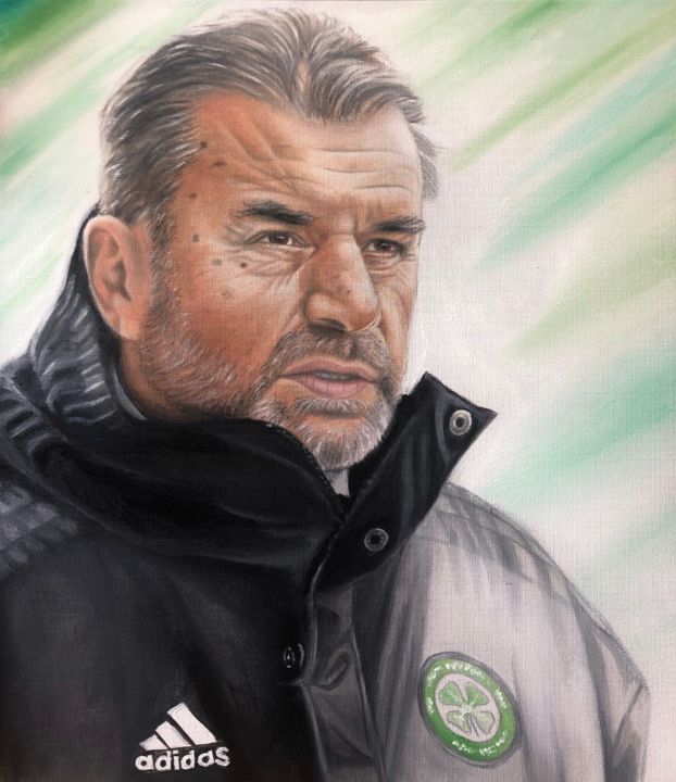 Art of the Day! "Ange Postecoglou". Buy at: ArtPal.com/DavidBell?i=18…