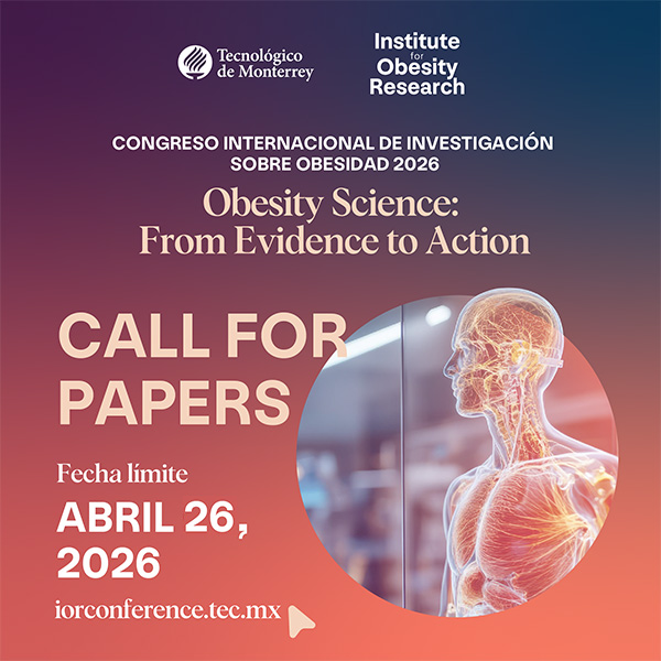 IOR_Obesity's tweet photo. 👉Nueva fecha límite para envío de abstracts
CALL FOR PAPERS -Se invita a investigadoras e investigadores a enviar sus resúmenes y participar en el Congreso Internacional de Investigación sobre Obesidad
Fecha límite para aplicar: 26 de abril
Información en https://t.co/cdZIxjOMTR https://t.co/Pv9ti6XH4u