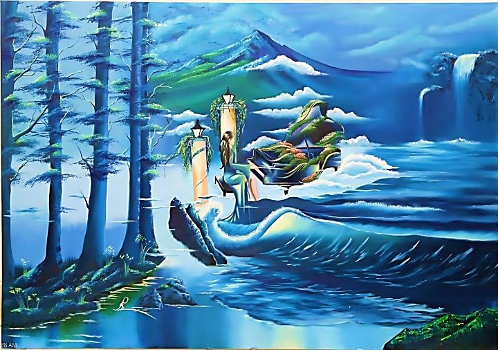 Sam_Rooh's tweet photo. Art of the Day! "Words Unspoken". Buy at: https://t.co/iqkHYi0lK1 https://t.co/J2KSaZHfl2