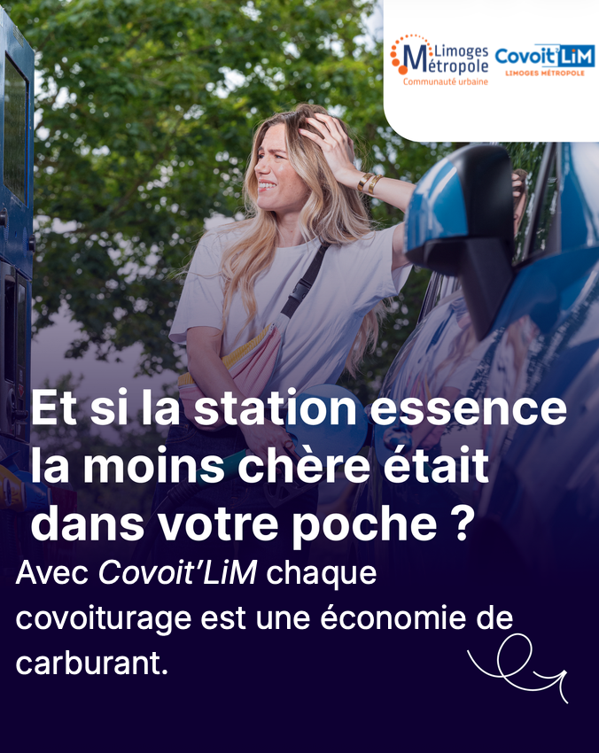 LimMetropole's tweet photo. 🚘 | Connaissez-vous Covoit’LiM ? Il s’agit d’une application qui permet de rechercher et de proposer des covoiturages sur de courtes et moyennes distances afin d’organiser des trajets du quotidien.
✅ Essayez-la tout d’abord en téléchargeant l’appli gratuite Karos puis en vous inscrivant sur le service Covoit’LiM.
✅ 2 € par trajet sont versés au conducteur, dont 1,50 € pris en charge par Limoges Métropole.
Toutes les informations utiles par ici ➡️ https://t.co/G03undaaUB