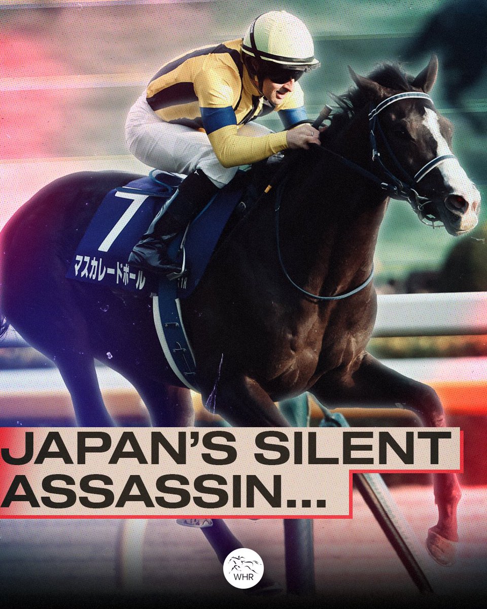 WHR's tweet photo. MASQUERADE BALL マスカレードボール: The story so far… 🇯🇵
He looks to take down ROMANTIC WARRIOR in the G1 QEII Cup on #FWDChampionsDay 🇭🇰👀
Does he have what it takes? 🤔
Follow the thread below for the full story 👇
📸 @j_taro | JRA
#マスカレードボール https://t.co/IaN8qAshUO