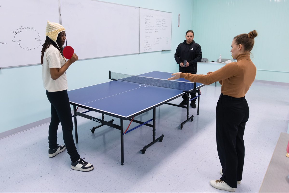 MaKamiCollege's tweet image. Who’s ready for the Table Tennis Tournament in Calgary this Thursday? 🏓

Last week staff and students got to compete and have fun while supporting a great cause, raising money for Autism Awareness. 

#MaKamiCollege #studentlife #yyc #TableTennis #AutismAwareness