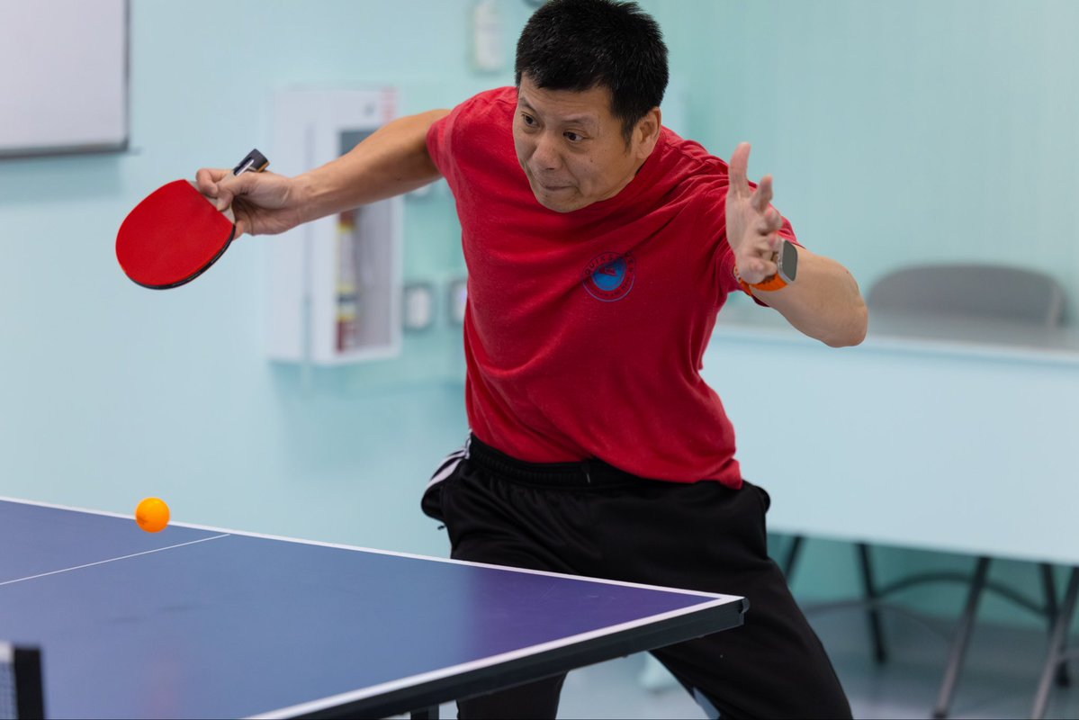 MaKamiCollege's tweet image. Who’s ready for the Table Tennis Tournament in Calgary this Thursday? 🏓

Last week staff and students got to compete and have fun while supporting a great cause, raising money for Autism Awareness. 

#MaKamiCollege #studentlife #yyc #TableTennis #AutismAwareness