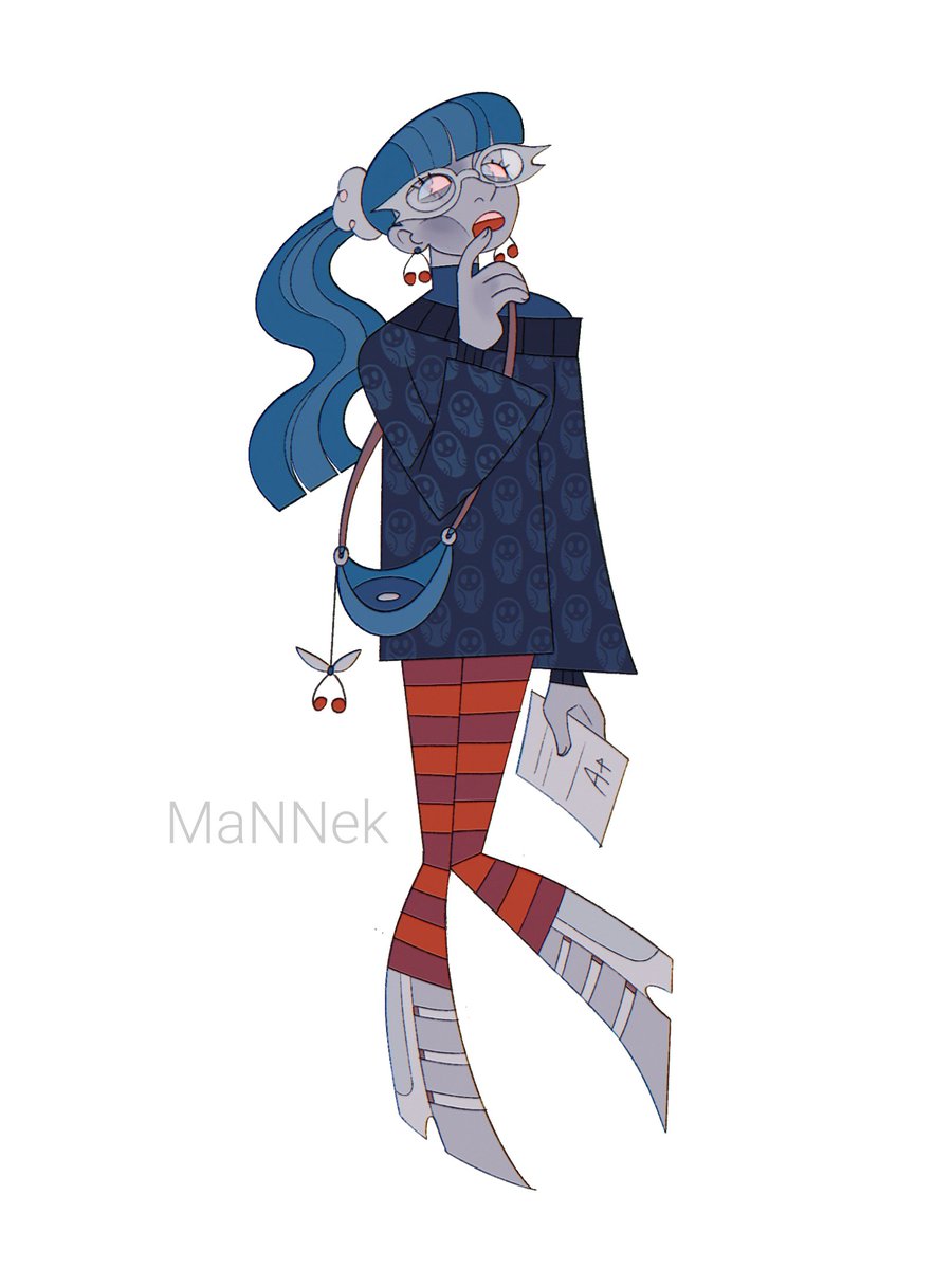 The sweater features an owl print ✨️ 

#art #drawing #monsterhigh #ghouliayelps