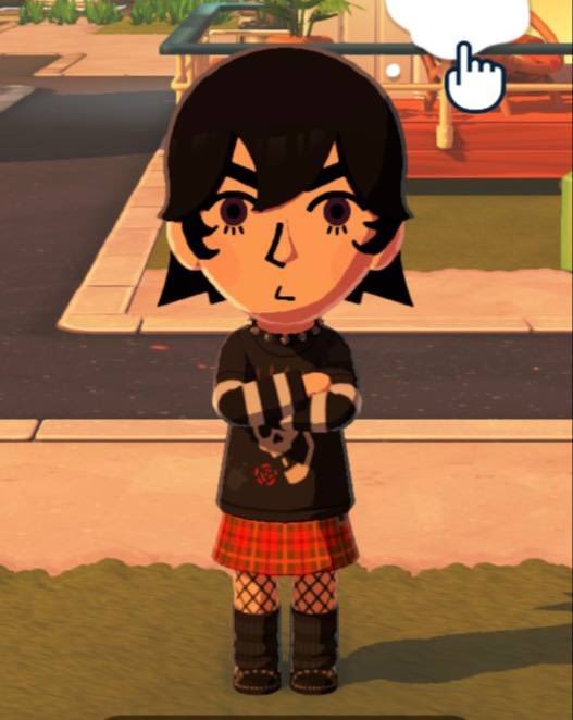 keithlyn_n's tweet image. forgot to post it here!! mii #keith in his emo outfit ❤️‍🩹 #vld