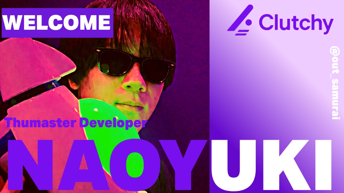 clutchy_sg's tweet photo. 🎮Welcome to Team Clutchy!!!
We’re thrilled to have Nayuki(@out_samurai ) join the Thumaster development team!
Can’t wait to see Nayuki bring the Clutchy spirit to the team and help take Thumaster to the next level.
Let’s build the future of esports together.
Stay tuned!
#Clutchy
#Thumaster