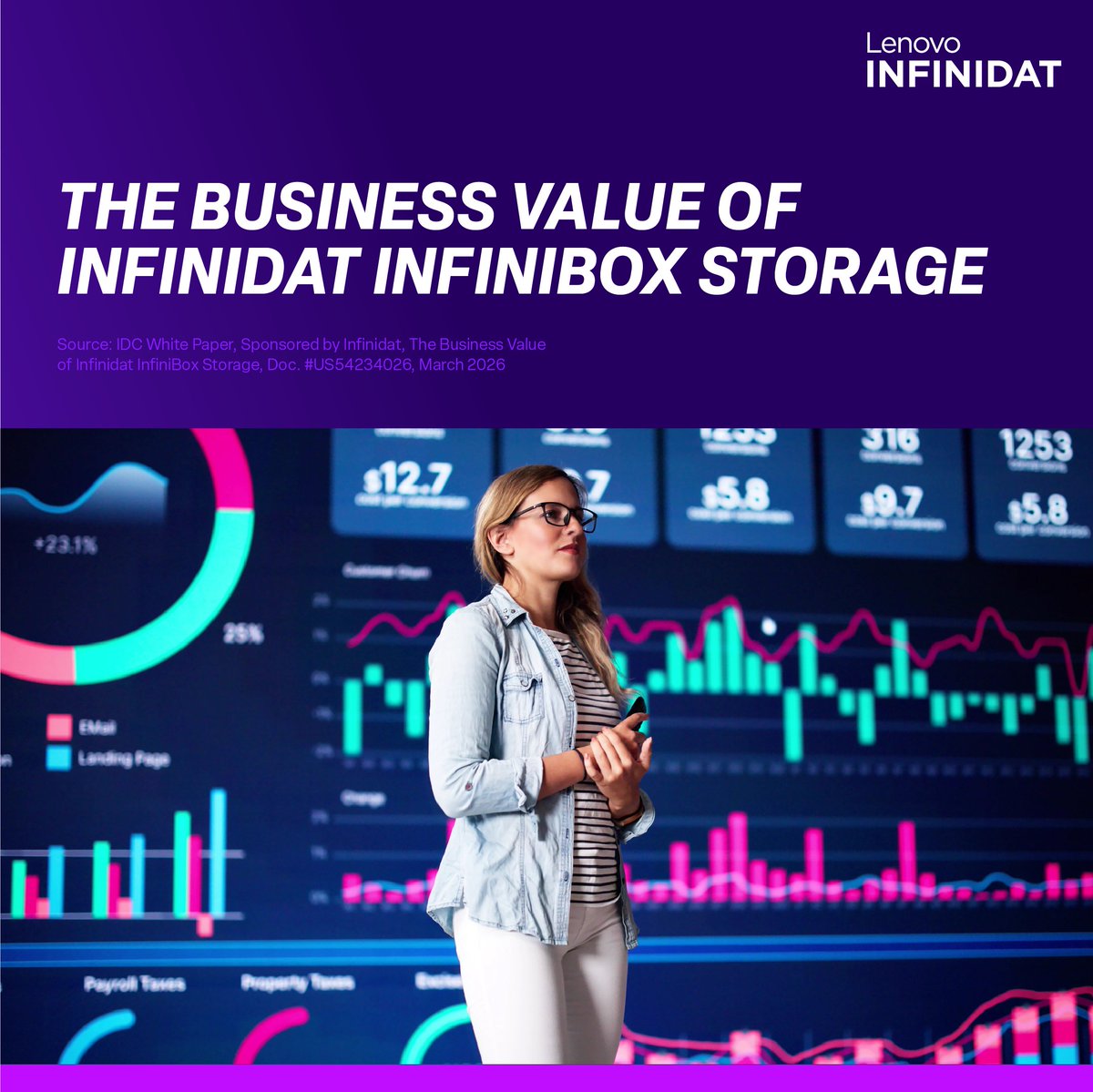 MichaelColbyPro's tweet photo. Stat from the latest @IDC research on InfiniBox from @Infinidat:

👉 85% reduction in unplanned downtime

That’s a meaningful shift not just for IT, but for the business overall.

Worth a look if uptime and resilience are top priorities:
https://t.co/DZiXWoRiJe https://t.co/icY9rZOEFA