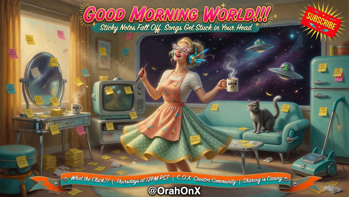 Sticky Notes Fall Off. Songs Get Stuck in Your Head. Good Morning World ...