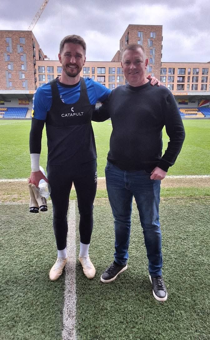 dduke74's tweet photo. Great few hours watching the mighty Dons train today. Thank you all for the invite.@AFCWimbledon @CraigCope_ https://t.co/3Tnd0MBKf4