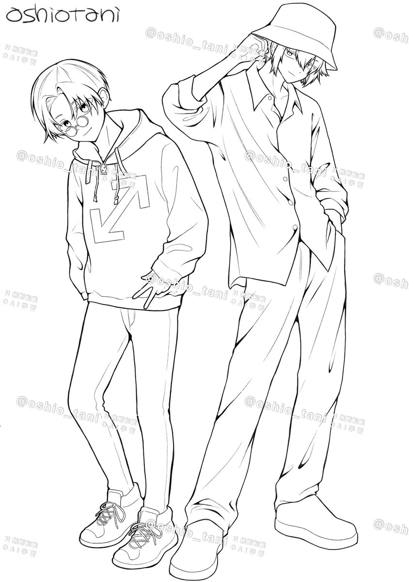 oshio_tani's tweet photo. とても丁寧に線画をかいた
 #mzyb_FA  #ちーの絵さんぽ https://t.co/zfssrQFPKJ