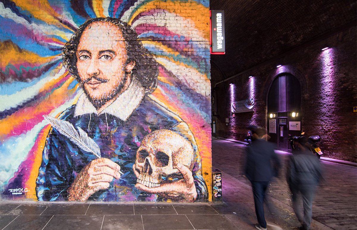 Speakeasy_News's tweet photo. International English Language Day is on 23 April, the day of Shakespeare's birth and death, in honour of his influence on the English language. Here are some online activities and documents from A1+ to B2. https://t.co/xPhAEB6Zyo https://t.co/ywV1jLmHCT