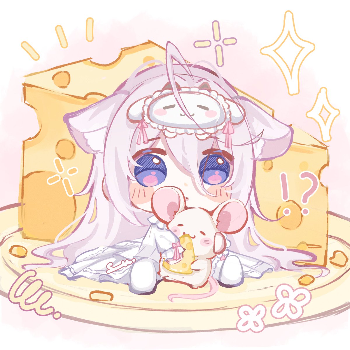 suchikunn's tweet image. adorable comms for @squeakummies !! thankyouu sm! 🤍

#rkgk #イラスト #artistontwitter #artmoots