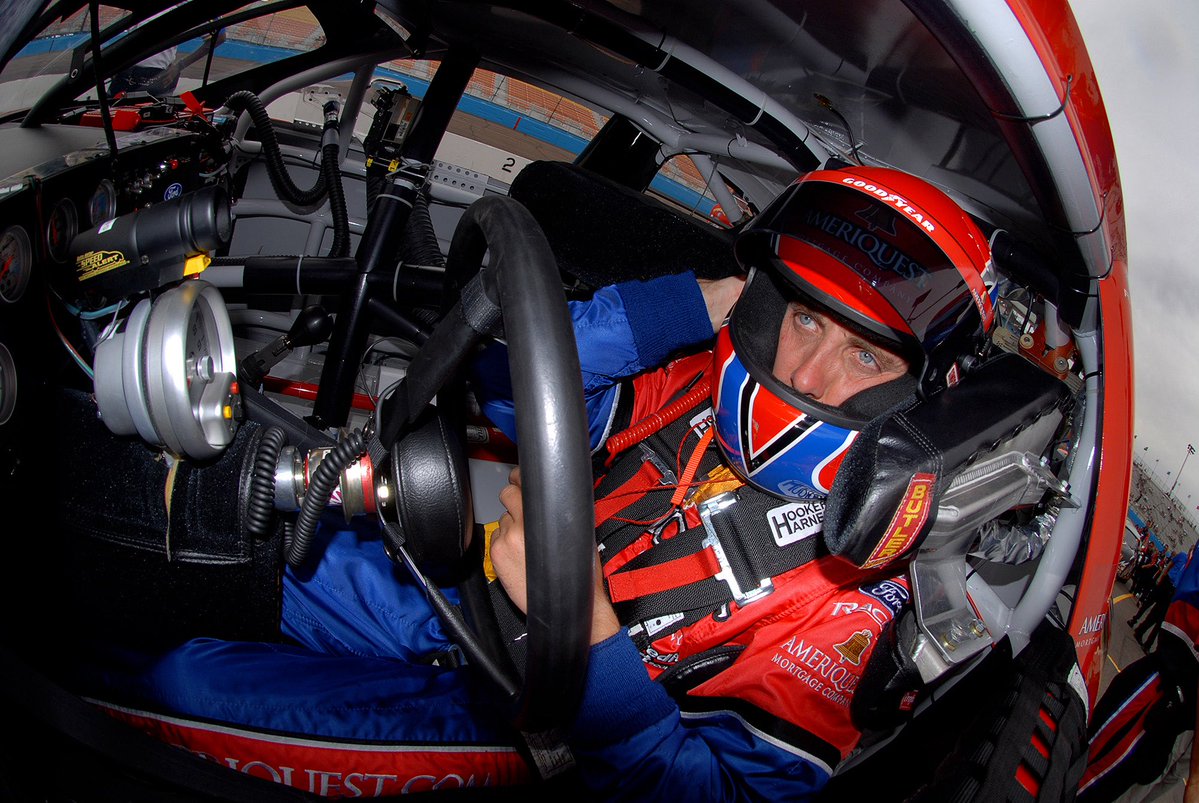 rebilasphoto's tweet image. 20 years ago today I used a small Nikon D200 camera with its pop up flash to shove into the cockpit of #NASCAR drivers preparing to practice for Busch and Cup at @phoenixraceway  Made for great pics but also was a quick way to piss a driver off… 😬

📸 @rebilasphoto