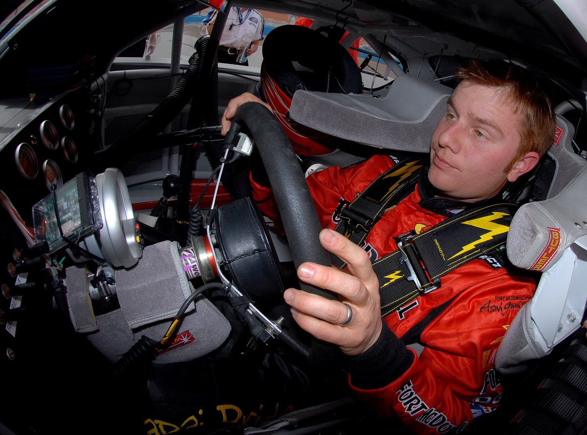 rebilasphoto's tweet image. 20 years ago today I used a small Nikon D200 camera with its pop up flash to shove into the cockpit of #NASCAR drivers preparing to practice for Busch and Cup at @phoenixraceway  Made for great pics but also was a quick way to piss a driver off… 😬

📸 @rebilasphoto