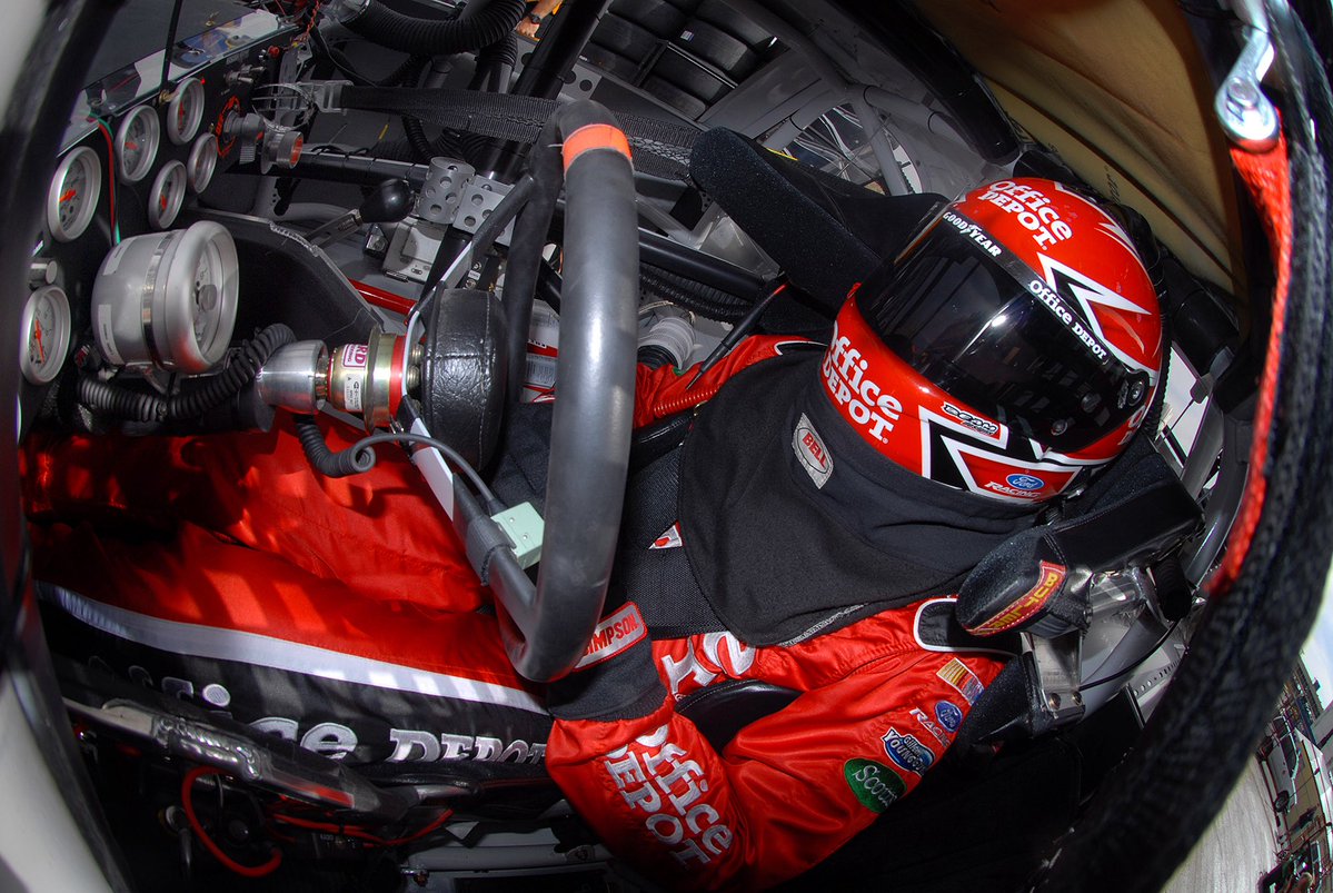 rebilasphoto's tweet image. 20 years ago today I used a small Nikon D200 camera with its pop up flash to shove into the cockpit of #NASCAR drivers preparing to practice for Busch and Cup at @phoenixraceway  Made for great pics but also was a quick way to piss a driver off… 😬

📸 @rebilasphoto
