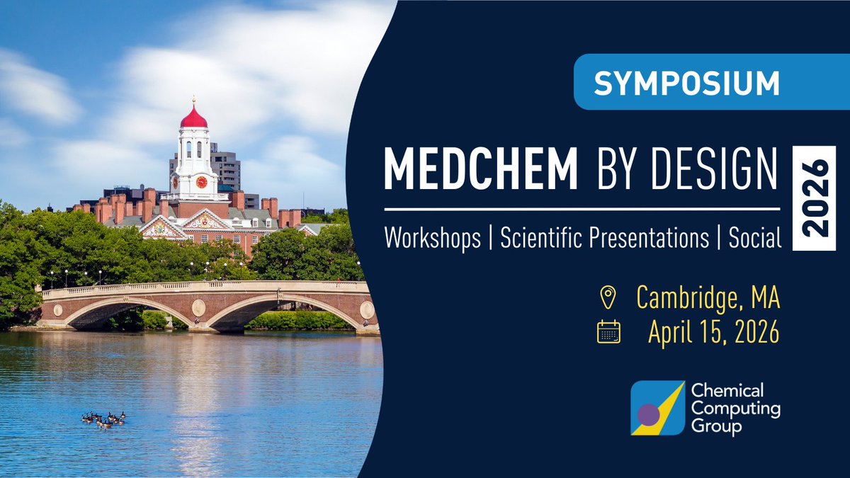 CCG_MOE's tweet image. Great MedChem by Design 2026 symposium last week #Boston 👏🥳 On behalf of the organizing committee, thanks to participants, and special thanks to guest speakers for sharing their expertise and insights! 👏🙏 Event agenda: bit.ly/3Pt81ji #DrugDiscovery #MedChem #CompChem