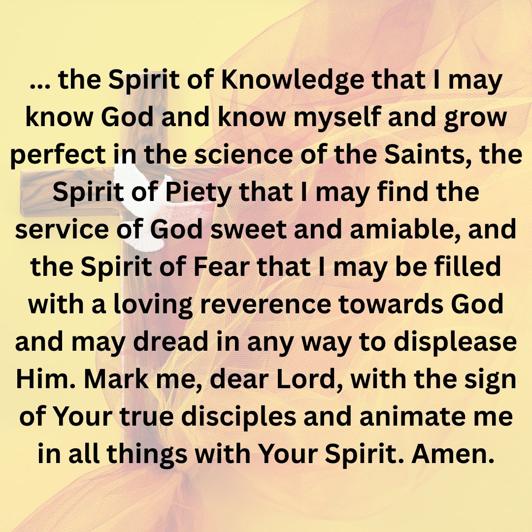 stjosephyork's tweet image. Today, we begin the Confirmation Novena for our teens who will be sealed and strengthened with the Holy Spirit to be witnesses of Jesus Christ. ⁣Join us in praying this prayer daily for the next 9 days. 🕊️

#Confirmation #Catholic #HolySpirit #witness #Jesus
