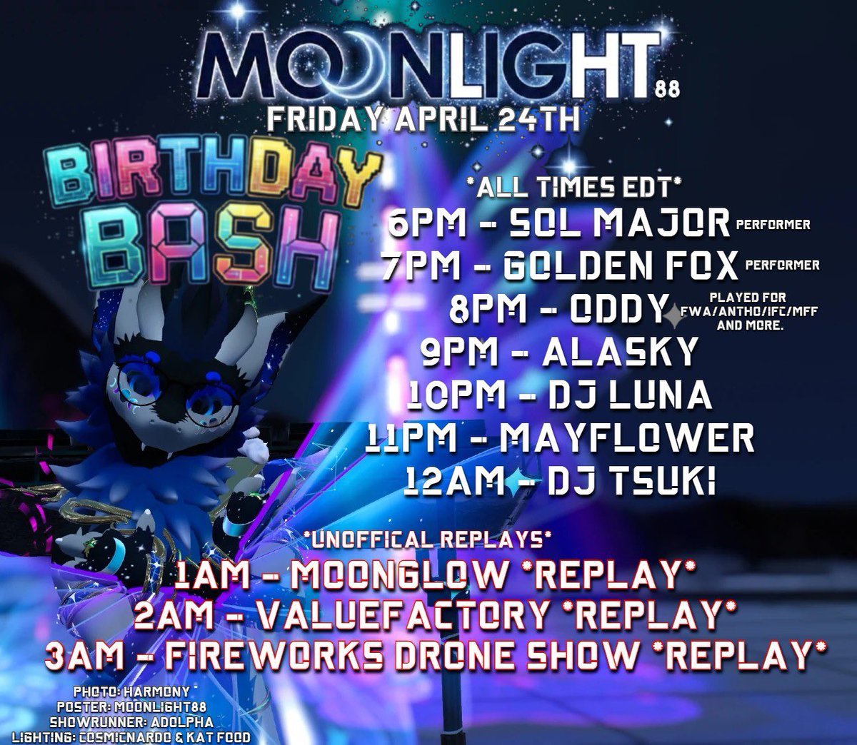 PURPLEMAYFL0WER's tweet image. Something new something colorful  hope your ready for an explosion of colour~
Friday April 24th: 10pm CST

#VRChat #Music #Event