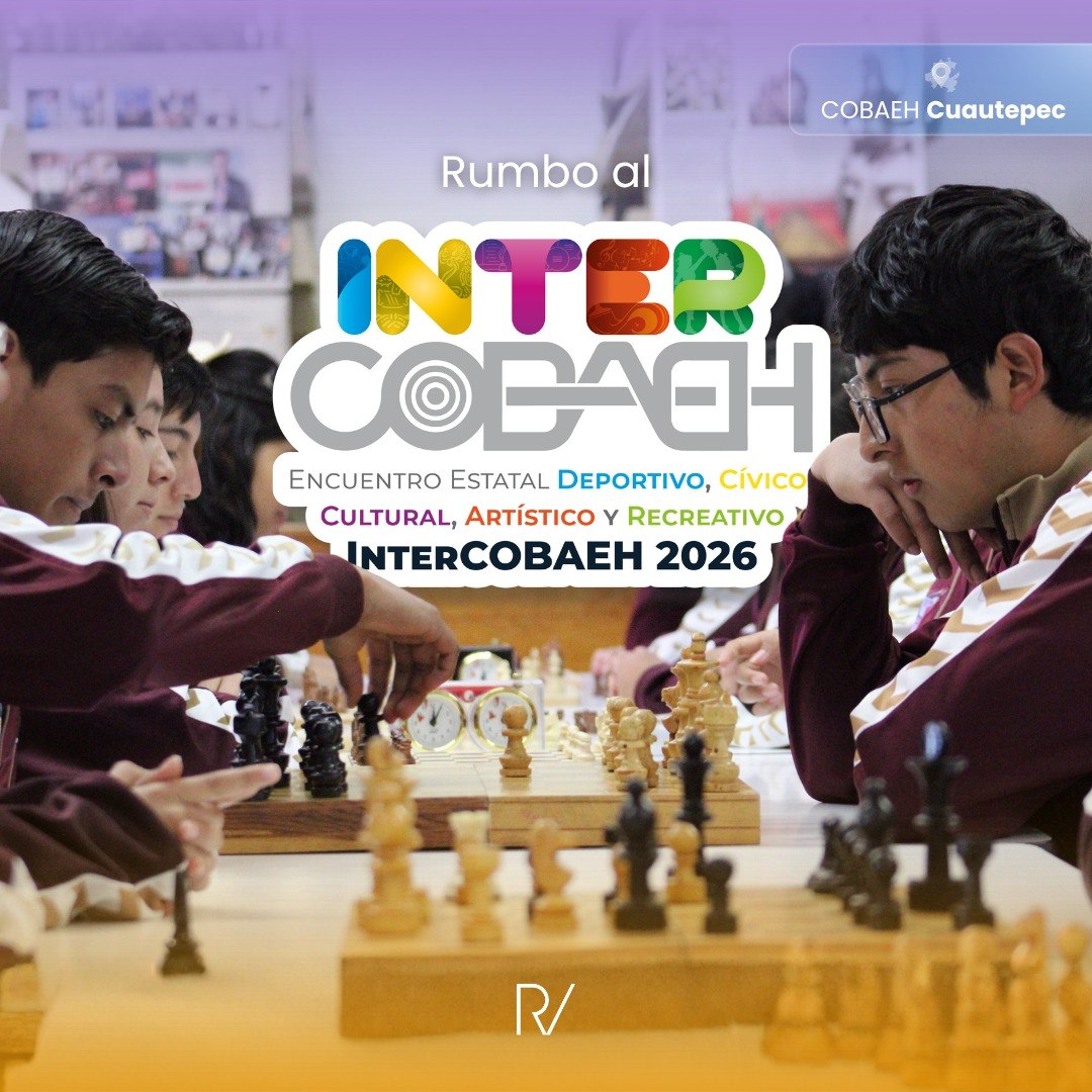 ¡Estamos a una semana del #InterCOBAEH2026! y con él, la oportunidad de ver reflejado el trabajo, la disciplina y el compromiso de cada estudiante, acompañados siempre por el respaldo de sus docentes.