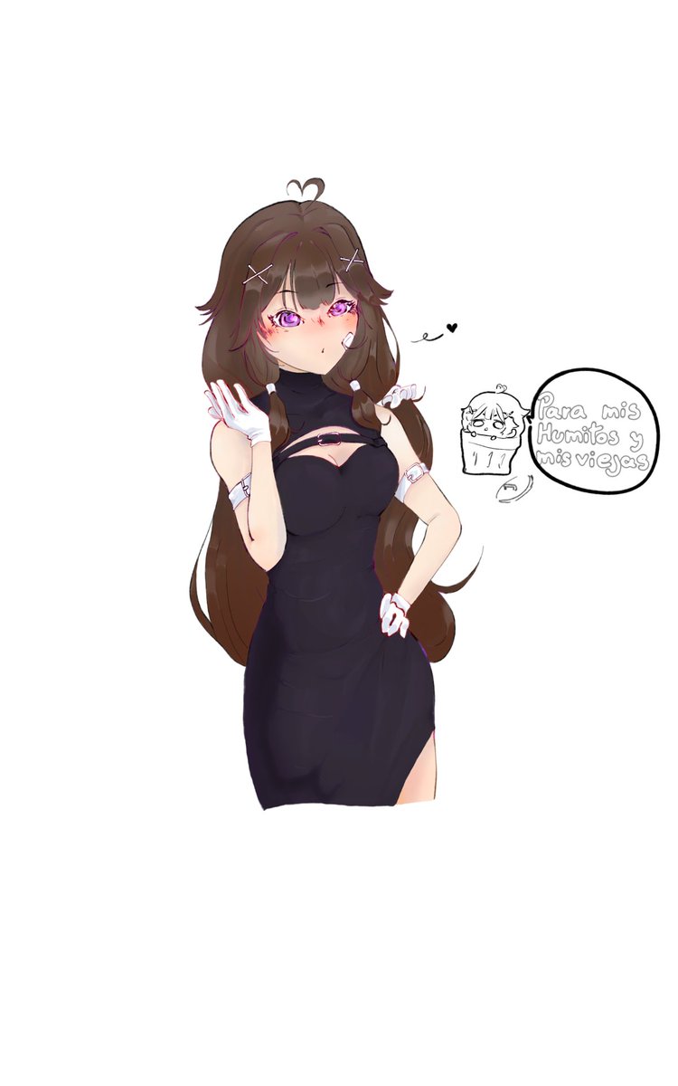 ghiro_fanarts's tweet photo. Como se vería nuestra jefa @PumpCigarette con vestido? Y PUM...dibujé. Está hecho con muchísimo cariño, pumpci lanzandole un beso a los humitos y sus viejas.
.
.
.
.
#pumpcink #fanartㅤㅤㅤㅤ 
#pumpcink  #Humitos🎃 #PumpcInk https://t.co/A7SpTQLchT