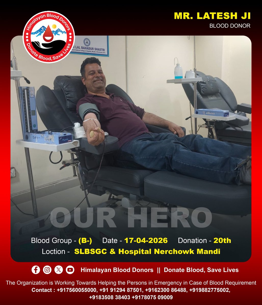 Himalayan Blood Donors tweet media