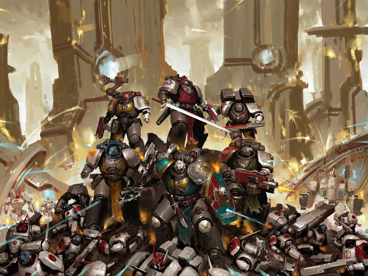 Marshal Bohemond ⚔️⛨ | Space Marine Vtuber tweet media