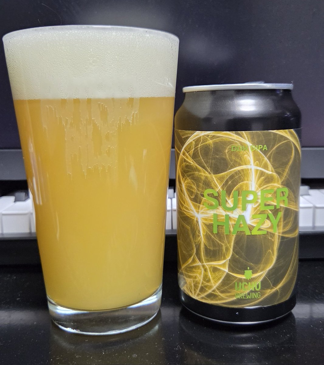 うちゅうブルーイング - スーパーヘイジー / DDH DIPA
喉風邪やってしまったっぽい。黄緑色の痰が出ます。だぶるいぱで殺菌や！