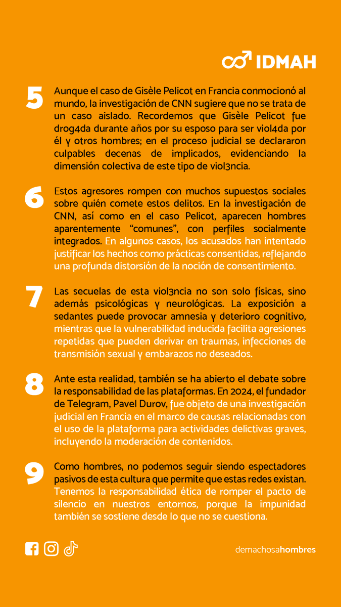 machosahombres's tweet image. Más de 60 millones de visitas al mes a uno de los sitios vinculado ‘online r4pe academy’. ¿Qué nos pasa, hombres?

#demachosaHOMBRES #CNN #RegulacionTecnologica #Pelicot #SaskyaVandoorne @cnnee