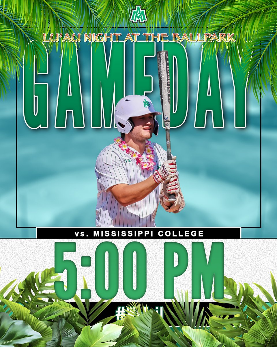 weevilsbaseball's tweet photo. It's Lu'au Night at the Ballpark! 🌺

🆚: Mississippi College
⌚️: 5:00 PM
🏟️: Weevils Field at Union Bank Park
📺: https://t.co/27lOjRghXJ
📊: https://t.co/uLKUH74krg

#WeevilNation | #WeEvil https://t.co/MSi5Z17y4t