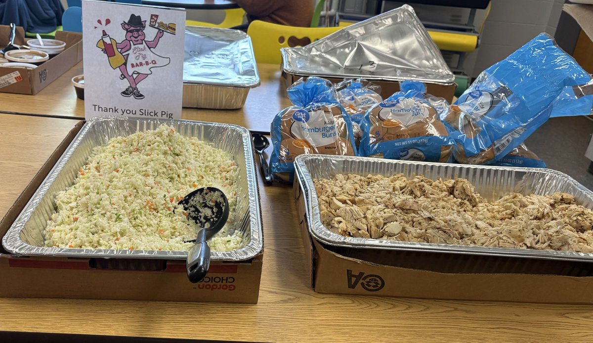 Thank you to Slick Pig for donating our delicious meal on our second day of testing! 🐷