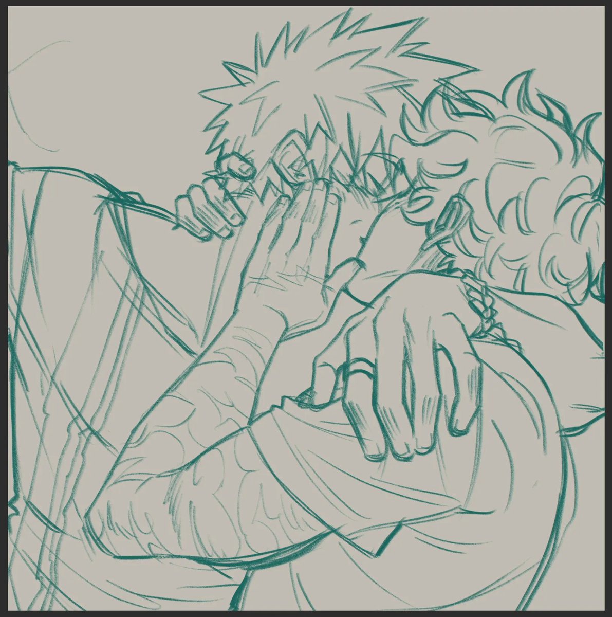 a sketch from yesterday to show i still live. hoping to have smth for kats birthday done later today after work