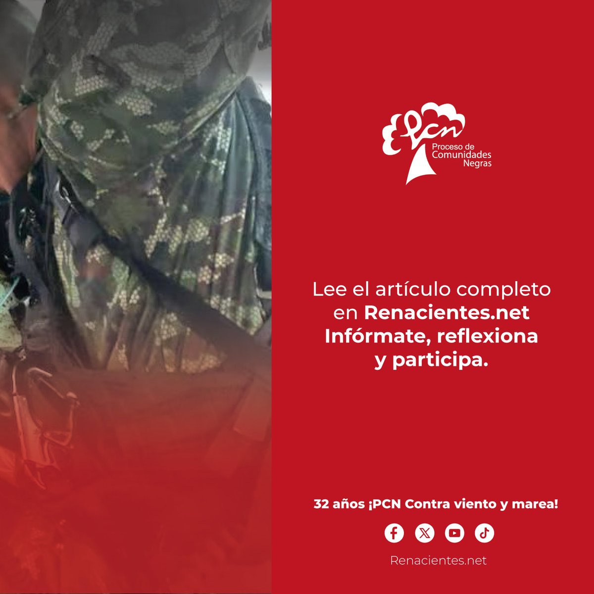 renacientes's tweet photo. Rechazo total al ataque contra 3 niños en Nariño por minas antipersonal. El PCN exige al Estado desminado humanitario inmediato y protección integral para la niñez en los territorios. La guerra no tiene límites pero nuestra resistencia tampoco.

https://t.co/ieNTqNJbHT

#Nariño https://t.co/6nOUBfC2uP