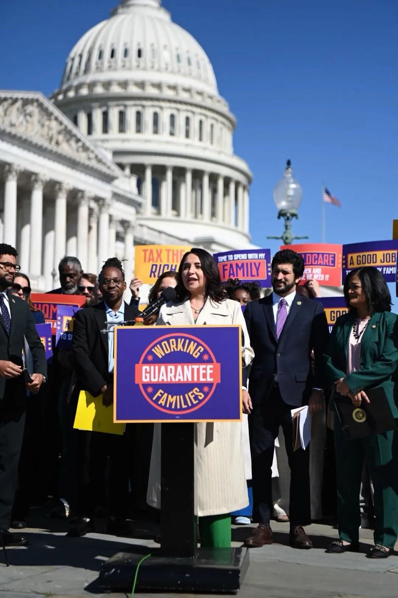 As we confront the greed of the warmongers, the ultra-wealthy and the corporate interests, we must acknowledge that fighting back is not enough. We must build a future where every person living in America is GUARANTEED the basics.

I am proud to work with my colleagues for the