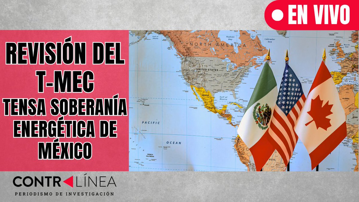contralinea's tweet image. CONTRALÍNEA EN VIVO | A través de #Facebook y #YouTube con Aníbal García (@Anibal_garcia89) y Fernanda Monroy (@fermonroyrojas)

Nuestro tema de hoy: #Revisión del #TMEC tensa soberanía energética de #México

- También entrevistaremos al doctor Fluvio Ruiz, profesor investigador