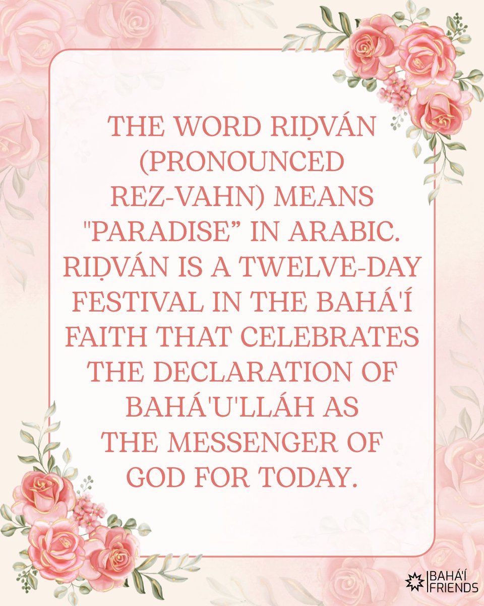 Bahá’í Friends tweet media