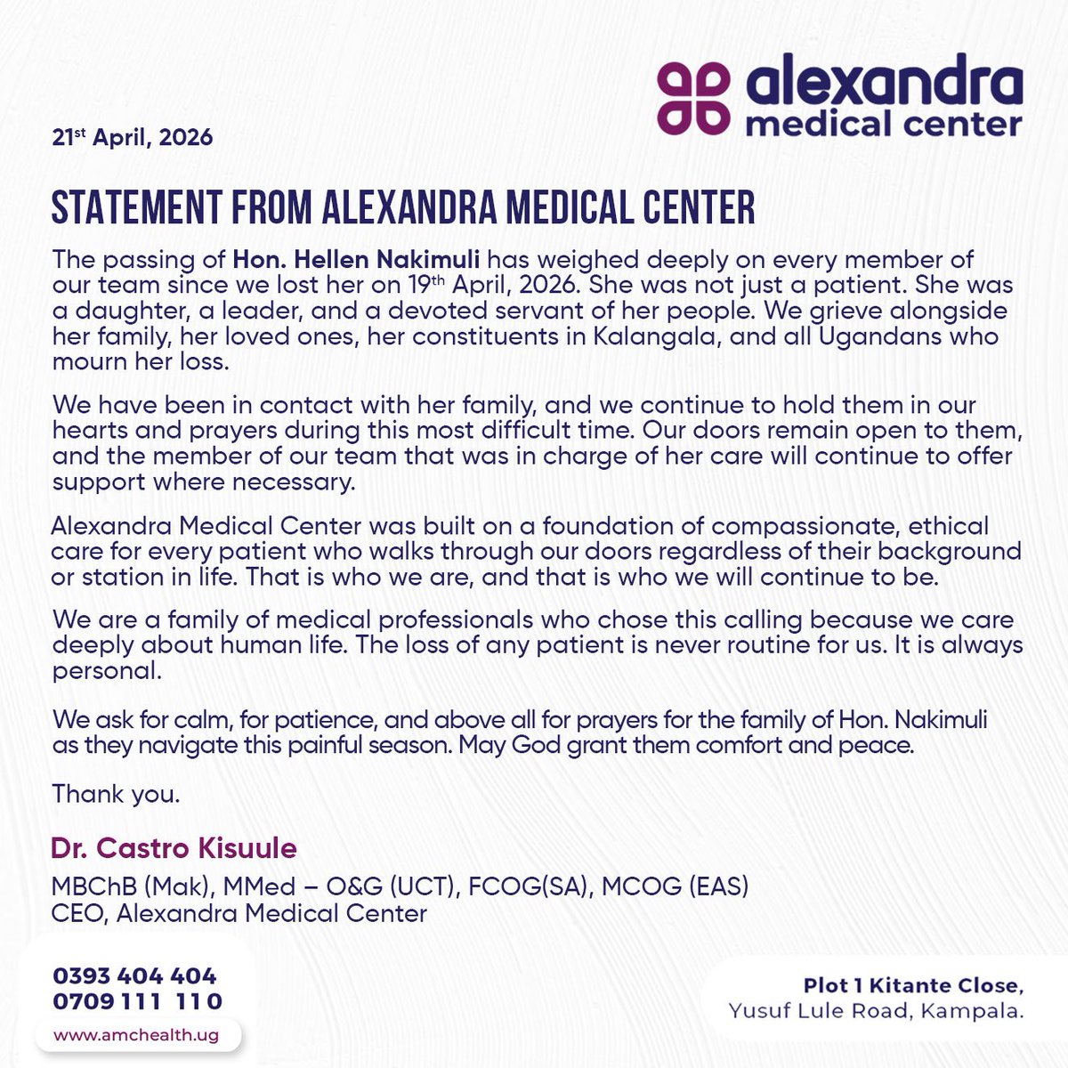 Alexandra Medical Center tweet media