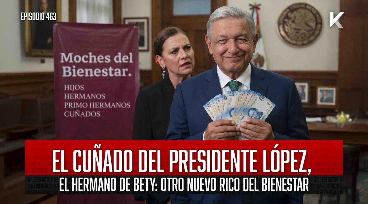 Entre la tragedia de Teotihuacán y los 2 agentes de la CIA muertos en Chihuahua, a todo mundo se le pasó la bomba que soltó <a href="/El_Universal_Mx/">El Universal</a> :

El hermano de la Bety, el cuñado de lópez, es Ooooootrroooo NUEVO RICO del bienestar 

AQUÍ te platico👇🏼
youtu.be/l6eL1dGiPSU?si…