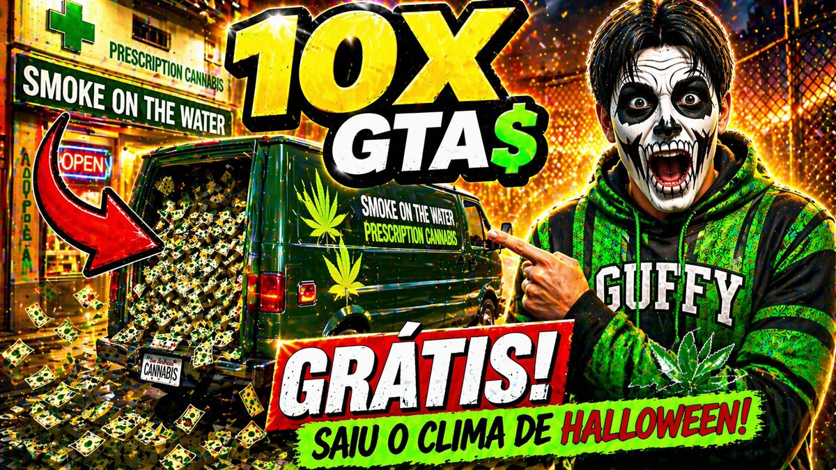 Saiu o Clima de Halloween!!! Nova atualização GTA Online! youtube.com/watch?v=fAMvUd…