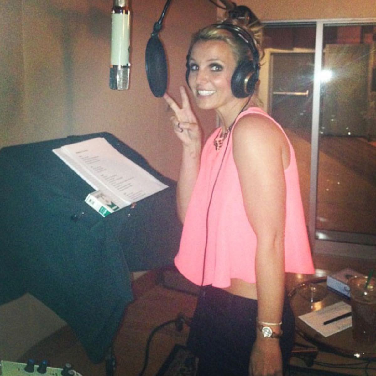 Finalizando as gravações do álbum Neide