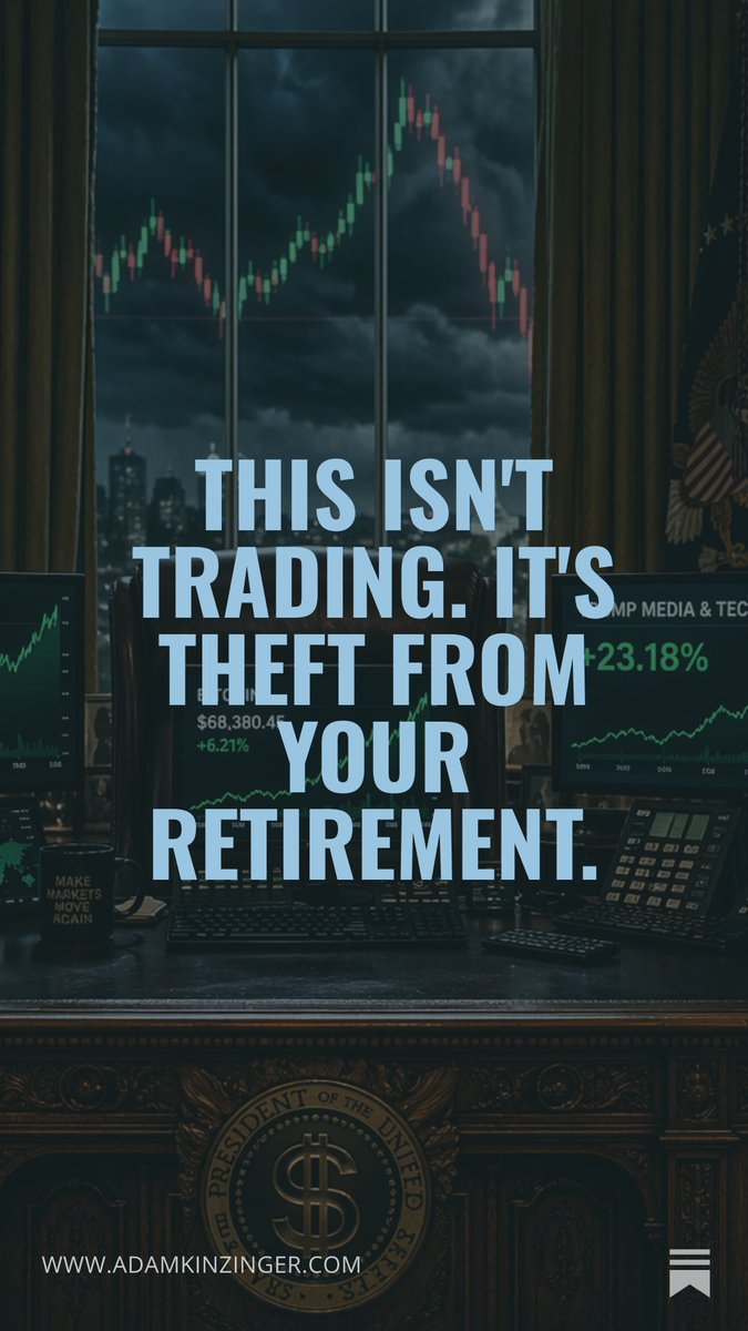Fifteen minutes before the President announced he was pausing strikes on Iran, somebody moved $500 million in oil futures. Somebody knew. Somebody told them. Or somebody is them.
New piece (Link in reply)