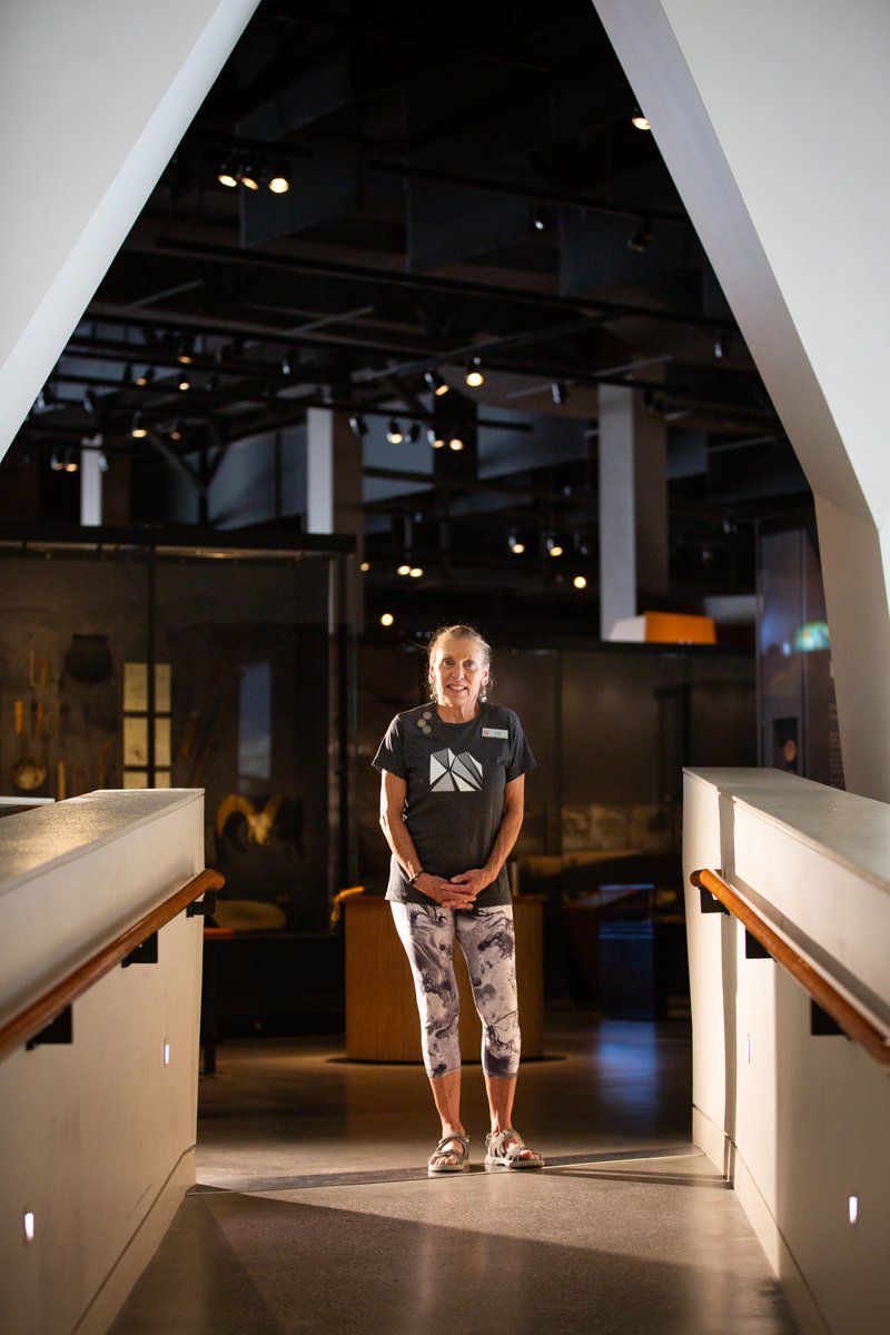 NHMU's tweet image. As we continue celebrating #NationalVolunteerWeek, we want to spotlight another @NHMU volunteer, Lotti Wann, who found greater purpose and friendships through volunteering at the #Museum. Curious about volunteering at NHMU? Learn more here: nhmu.utah.edu/volunteer