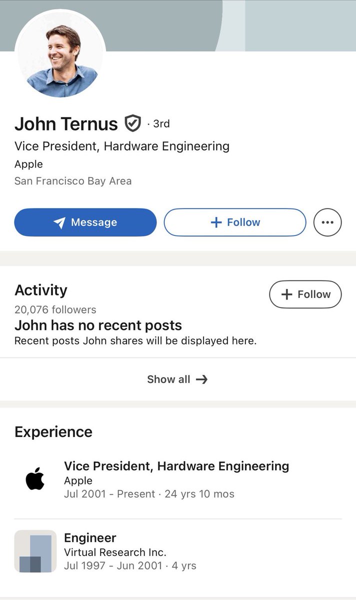 rama_moyano_'s tweet image. ❌  sin CTA claro en su headline

❌  sin descripción clara de sus responsabilidades en sus roles pasados

❌  sin foto de portada

❌  sin aptitudes validadas

❌  sin posts para crecer su marca personal

no hay chance que este tipo pueda crecer en su carrera profesional