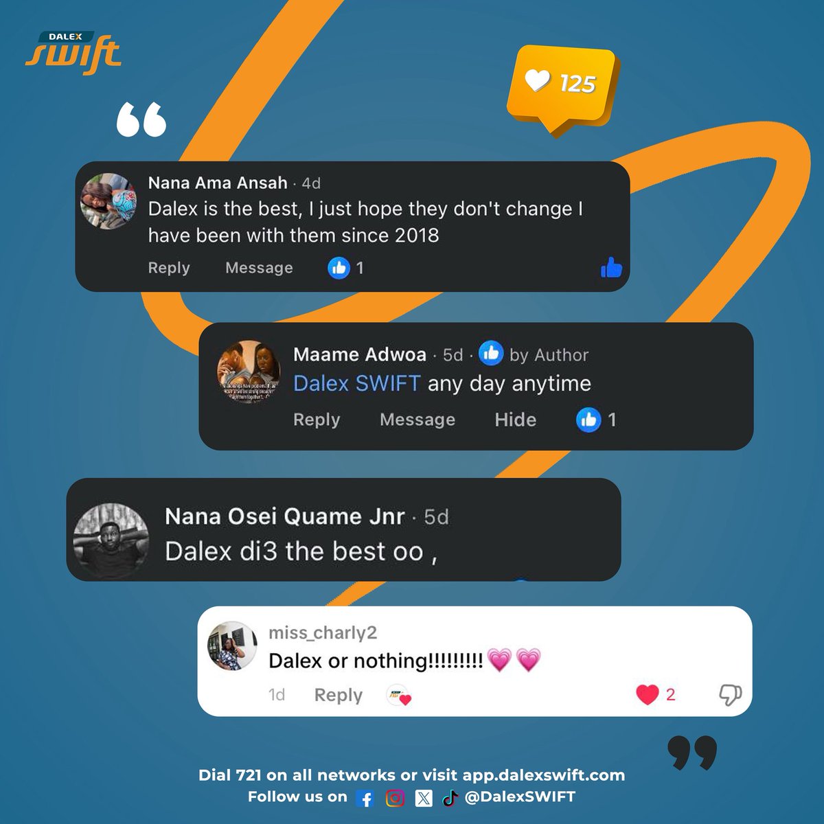 Dalex SWIFT tweet media